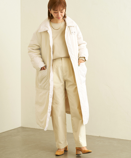 B.C STOCK（ベーセーストック）の「ロングステンカラーダウンコート