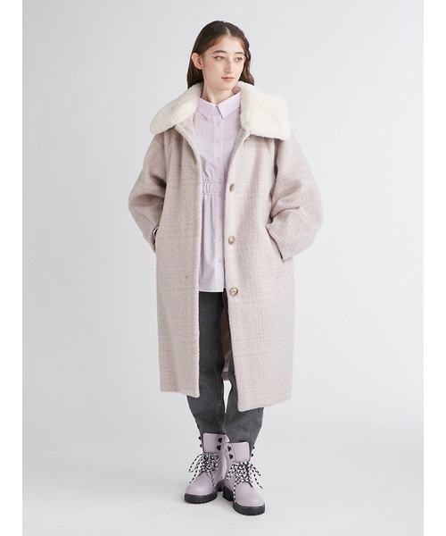 FURFUR（ファーファー）の「【限定カラー】シャギーチェックコート