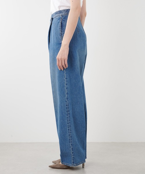 Whim Gazette（ウィムガゼット）の「デニムタックパンツ（デニムパンツ