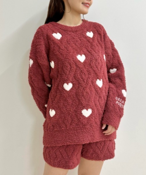 gelato pique（ジェラートピケ）の「【HOLIDAY】ハートアランプル