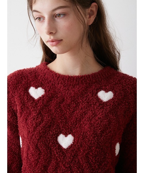 gelato pique（ジェラートピケ）の「【HOLIDAY】ハートアランプル