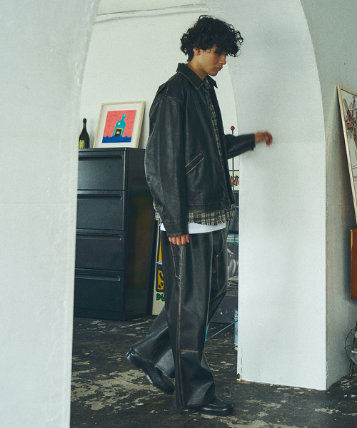 417 EDIFICE（フォーワンセブンエディフィス）の「フェイクレザー