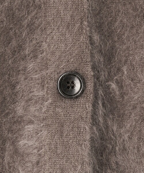 conte（コンテ）の「＜conte＞カシミヤ ファー Vネックカーディガン
