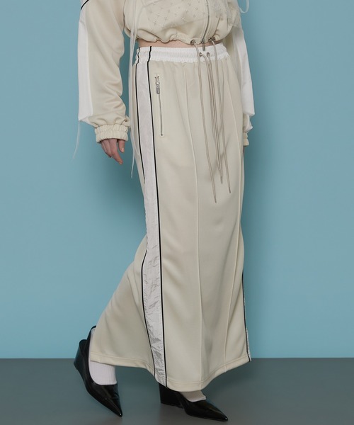 MAISON SPECIAL（メゾンスペシャル）の「Track Maxi Skirt/トラック