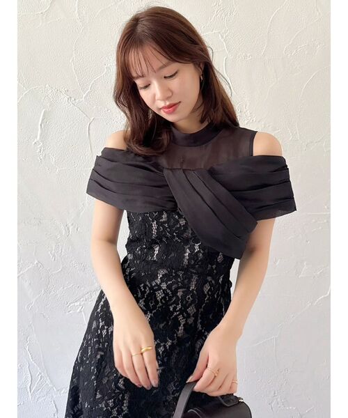 オーガンベールマーメイドドレス（ドレス）｜dazzlin（ダズリン）の