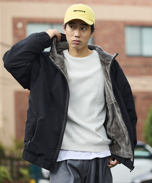 セール】限定展開 リラックスフィット ナイロン フリース リバーシブル