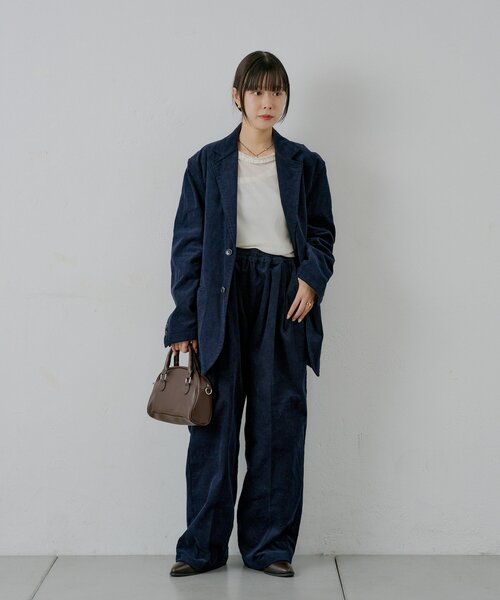 セール】【UNISEX/SETUP対応】コーデュロイ2Bテーラードジャケット