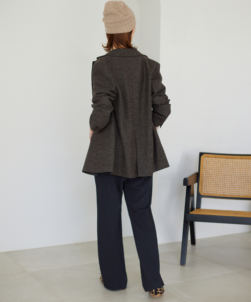 SLOBE IENA（スローブイエナ）の「ツイードダブルジャケット