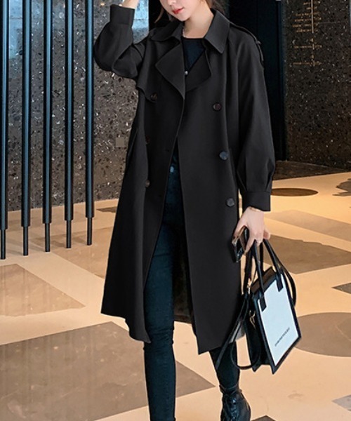 DIAVEL（ディアベル）の「ラグランスリーブダブルトレンチコート