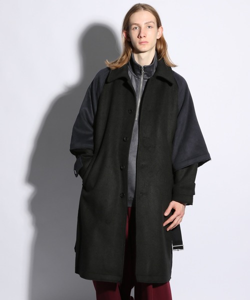 HARE（ハレ）の「ダブルアームウールコート(HARE)（トレンチコート