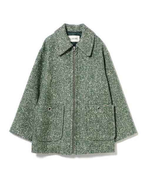 Ray BEAMS（レイビームス）の「ツイード ジップ ハーフコート（その他