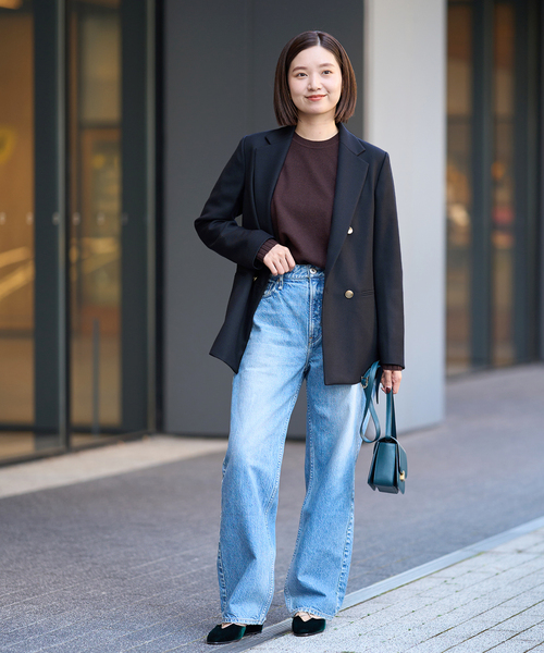 IENA（イエナ）の「ウールサージ 金ボタンジャケット（テーラード