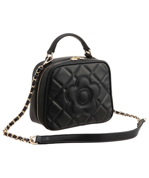 スクエアキルトデイジーパッチ 2WAYショルダー（ショルダーバッグ