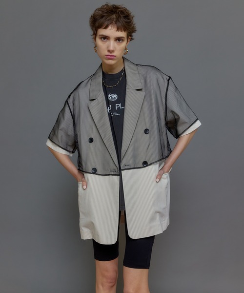 MAISON SPECIAL（メゾンスペシャル）の「See-through Layered Half