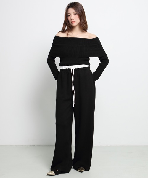 セール】【選べる丈感】もっちり＆さらさら ダブルウエストワイド