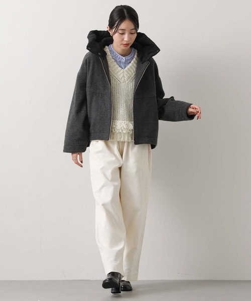 Gready Brilliant（グレディブリリアン）の「フード付ウールショート