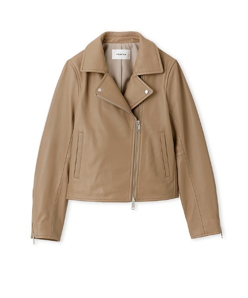 FRAY I.D（フレイアイディー）の「エコレザーライダースジャケット