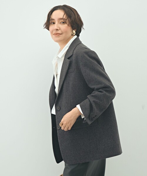 セール】ショートビーバーテーラードジャケット（テーラードジャケット