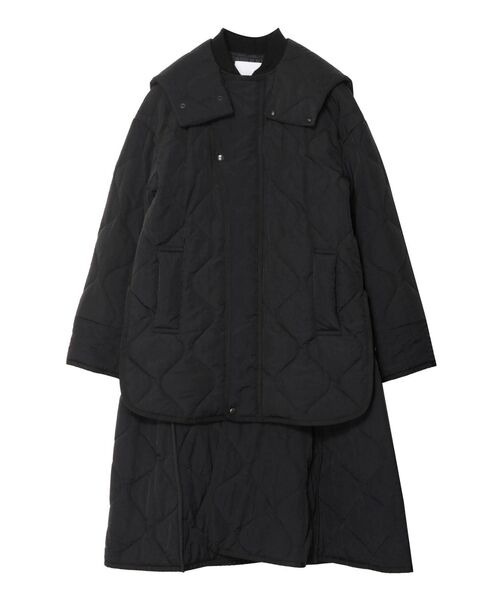 UN3D.（アンスリード）の「レイヤードライクキルティングコート