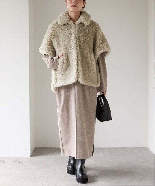 セール】TICCA（ティッカ） Woolファーポンチョ 0243410033（ポンチョ