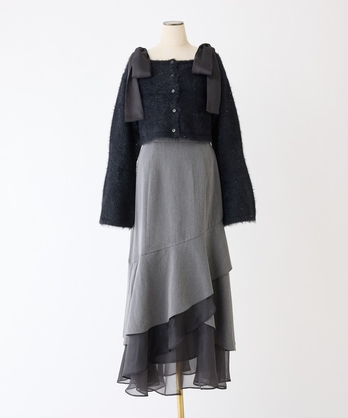 HolidayCollection】ニットセットマーメイドワンピース（ワンピース