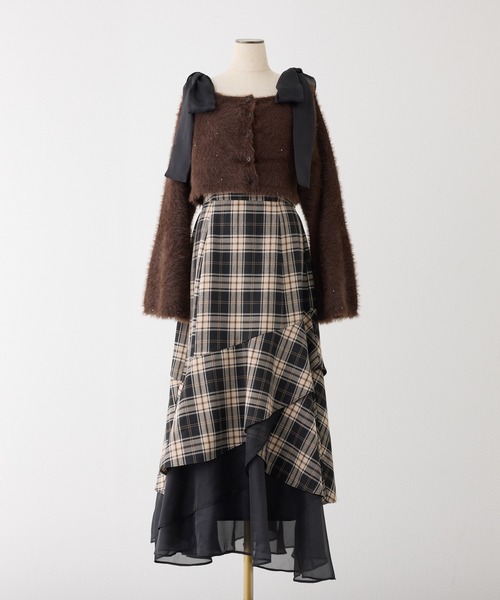 HolidayCollection】ニットセットマーメイドワンピース（ワンピース