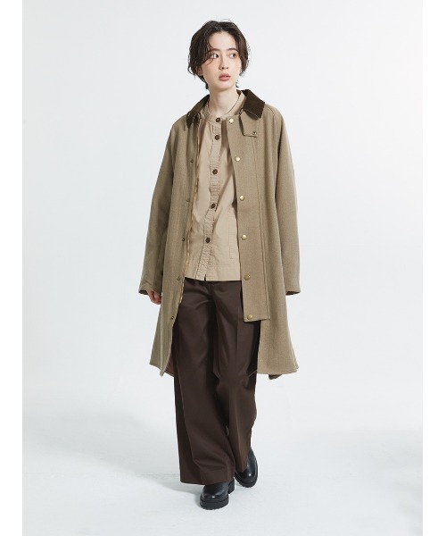 EXMOOR / エクスモア】 ウール ミドルレングス コート'Japan Exclusive