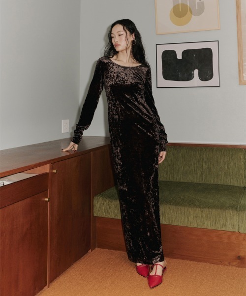 ANDRESD（アンドレスド）の「スパークルレースベロアドレス / sparkle