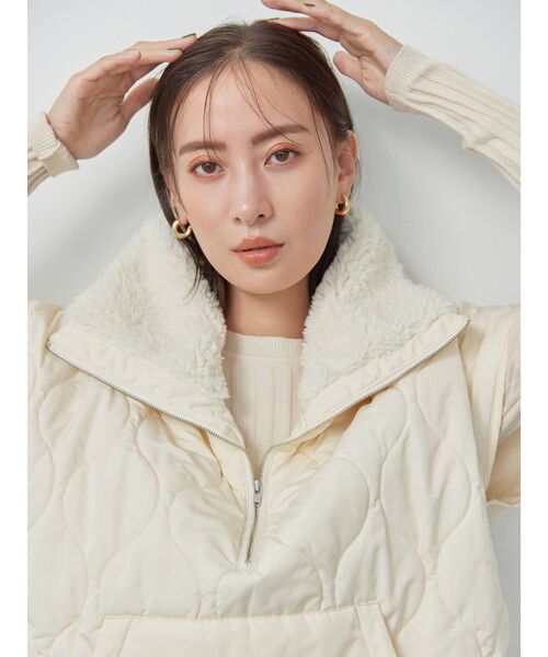 COTORICA（コトリカ）の「キルティングハーフZIPベスト（ダウンベスト