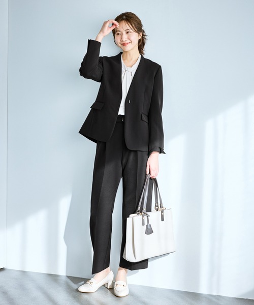 360°ウルトラストレッチ ノーカラージャケット/UVカット・花粉ガード