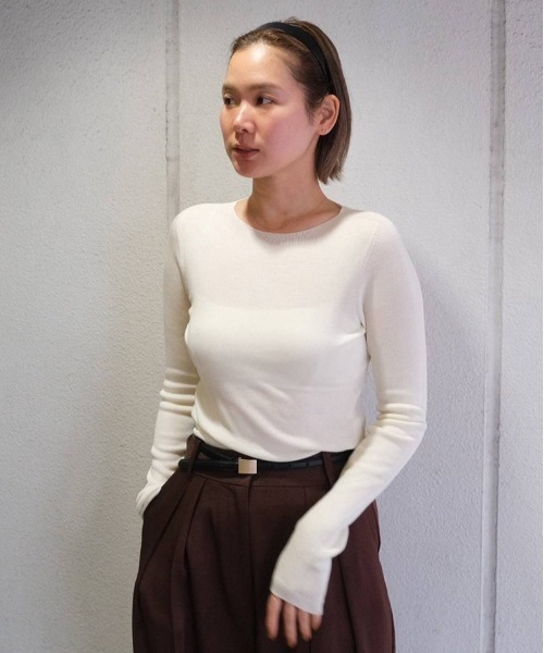 Compact Smooth Knit（ニット/セーター）｜TODAYFUL（トゥデイフル）の