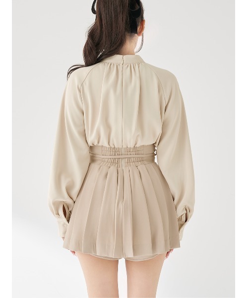ドッキングコルセットプリーツミニワンピース（ワンピース）｜Darich