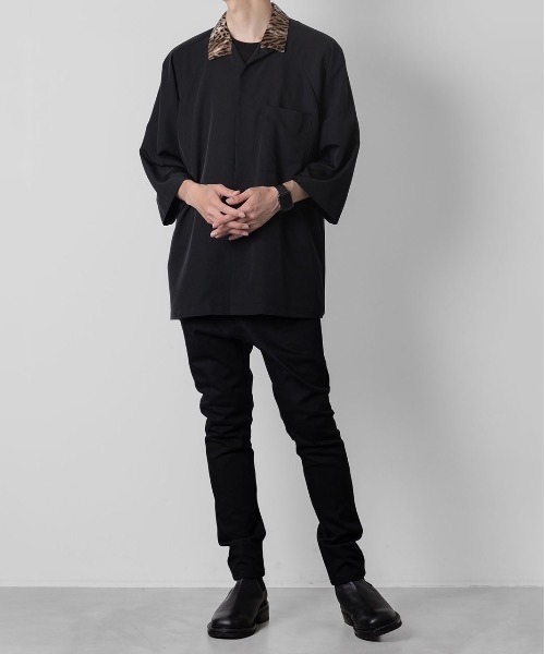 STRETCH DENIM SARROUEL PANTS（デニムパンツ）｜ato（アトウ）の