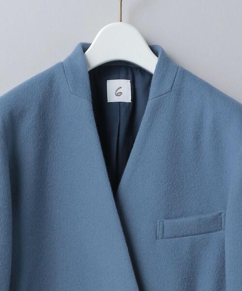 6（ロク）の「＜6(ROKU)＞SET UP NO COLLAR JACKET/ジャケット
