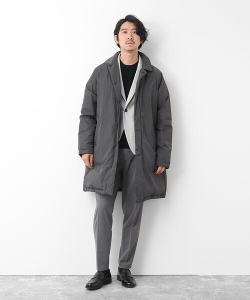 セール】【TAION/タイオン】別注ダウンステンカラーコート（ダウン