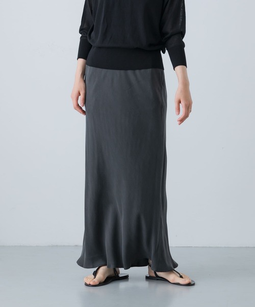 かぐれ（カグレ）の「『2サイズ展開』キュプラスカート（スカート