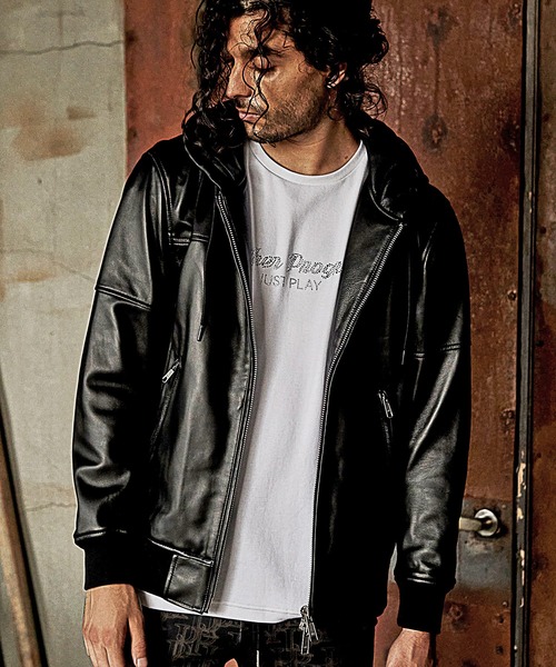 RATTLE TRAP（ラトルトラップ）の「ラムレザージップパーカー