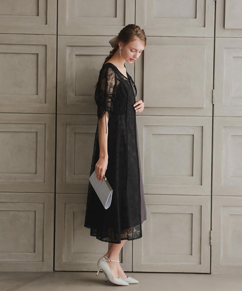 エンブロイダリーレイヤードドレス（ドレス）｜Dorry Doll（ドリー