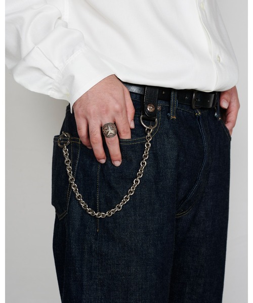SILVER STAR CONCHO LEATHER WALLET CHAIN（ウォレットチェーン