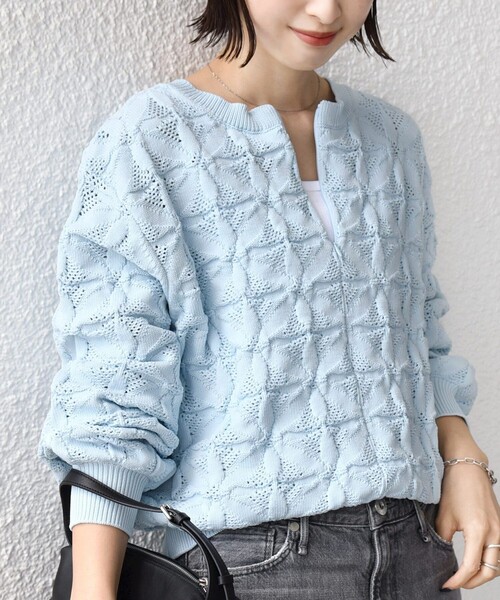 SHIPS（シップス）の「【WEB限定】〈洗濯機可能〉2WAY フラワー ジャ