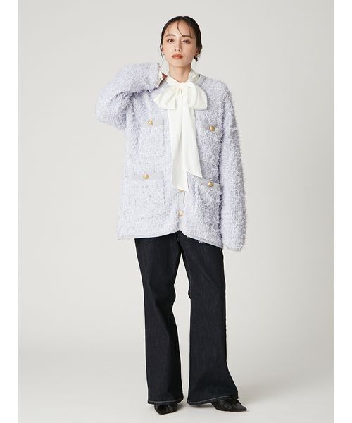 2wayシアーボウタイブラウス／ウォッシャブル（シャツ/ブラウス