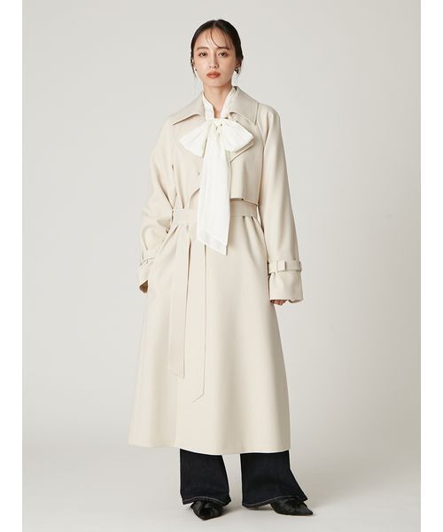 2wayシアーボウタイブラウス／ウォッシャブル（シャツ/ブラウス