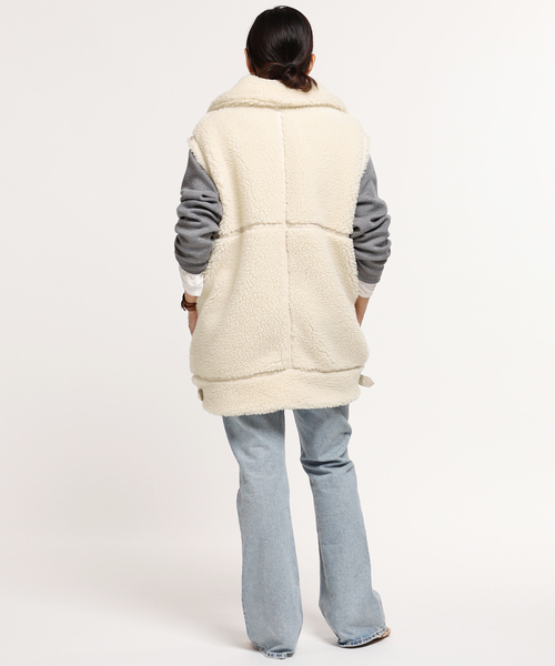 セール】【KURO/クロ】ボア B3 ベスト（ブルゾン）｜KURO（クロ）の