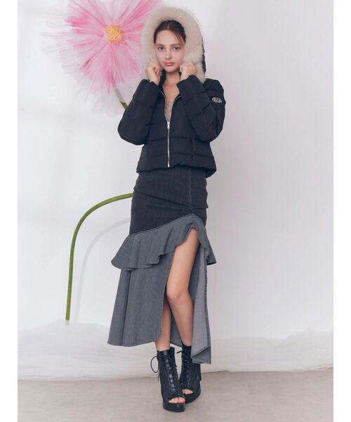 EATME（イートミー）の「キルティングラインダウンブルゾン（ダウン