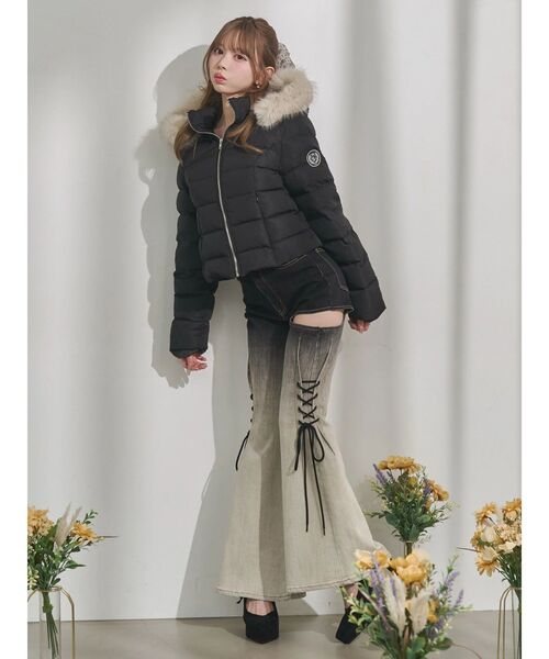 EATME（イートミー）の「キルティングラインダウンブルゾン（ダウン