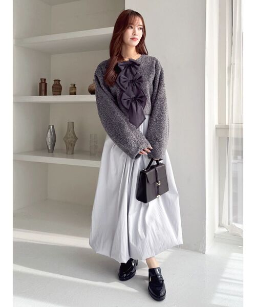 トリプルリボンショートブルゾン（ブルゾン）｜dazzlin（ダズリン）の