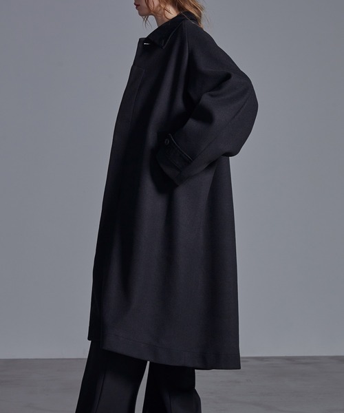 オーバーメルトン コーデュロイステンカラーコート（ステンカラー