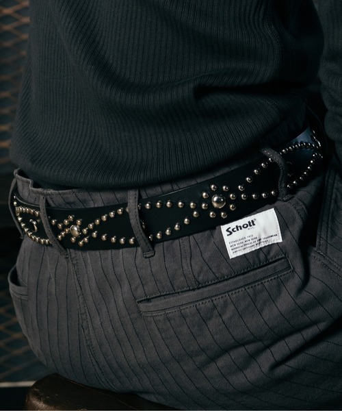 Schott/ショット/STONES STUDS BELT/ストーンズ スタッズベルト