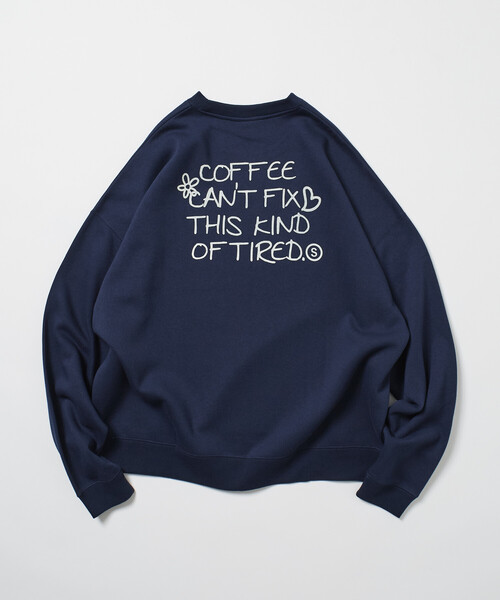 セール】限定展開 ビッグシルエット バックプリント クルーネック