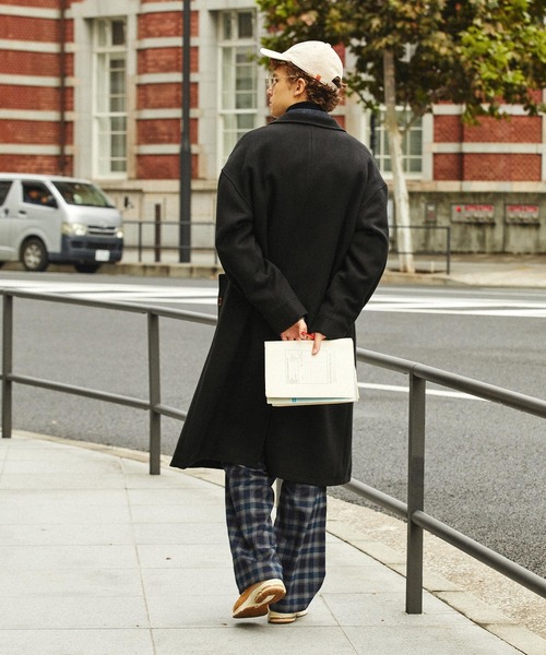 ビーバーメルトン オーバーサイズ ロングダブルチェスターコート (EMMA